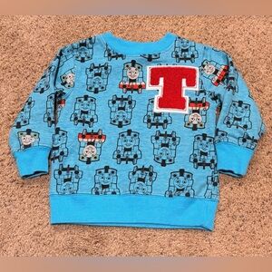 Thomas & Friends Blue Sweatshirt with Red T Patch